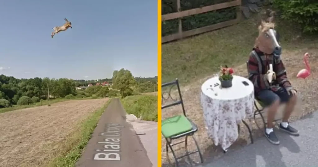 Top 18 des photos insolites capturées par Google Street View